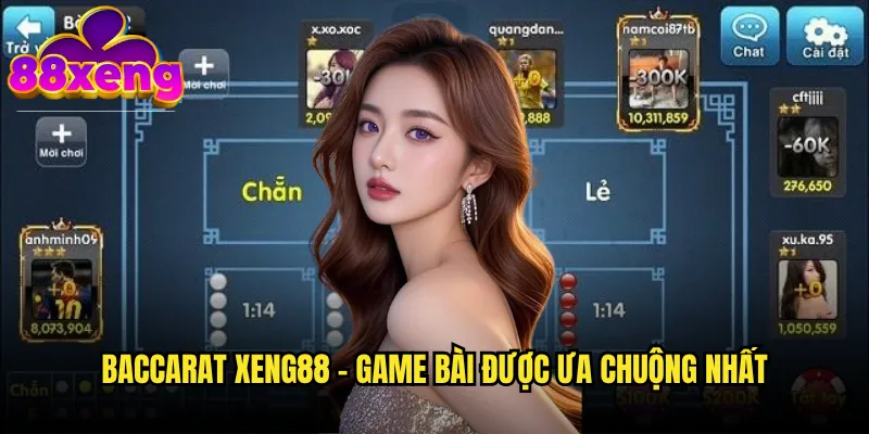 Baccarat xeng88 - Game bài được ưa chuộng nhất