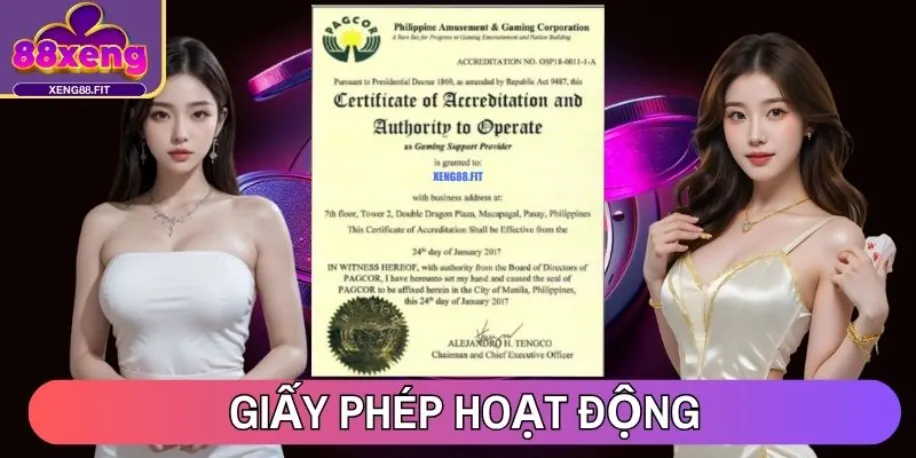 Giấy phép hoạt động